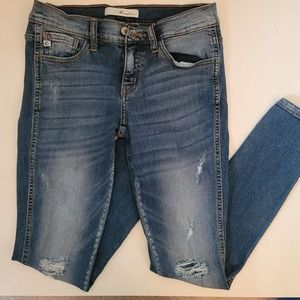 Kancan Distressed Denim Blue Jeans - 26